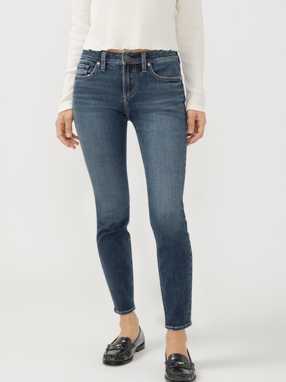 Silver Suki Mid ankle skinny jeans size 28 x 26